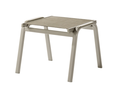 Sieger Cadiz Hocker, Aluminium champagner stapelbar