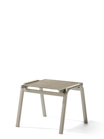 Sieger Cadiz Hocker, Aluminium champagner, stapelbar