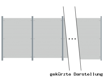5,22m GroJa Ambiente aus satiniertem Glas - ME65286