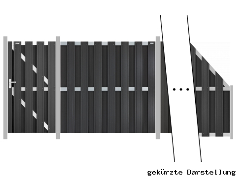 4,9m Elephant Design WPC anthrazit-alu - ME66336